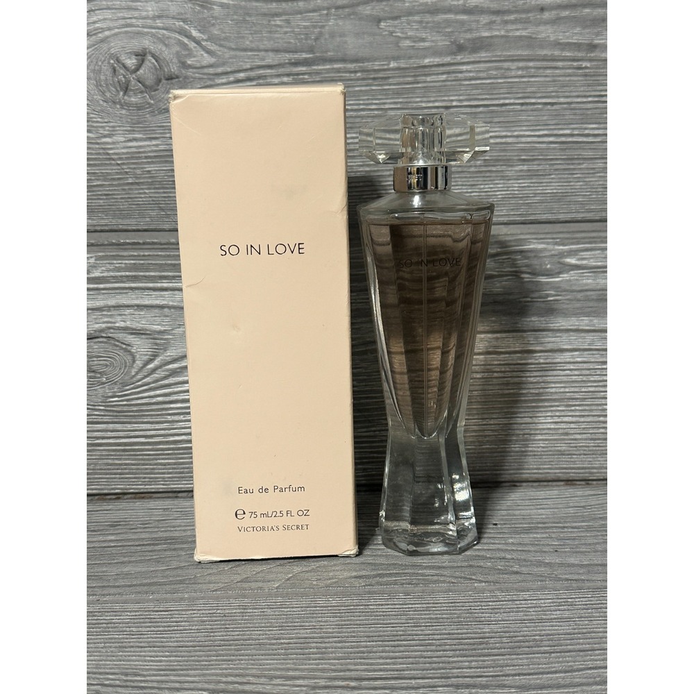 So In Love By Victorias Secret‎ For Women EDP 2.5oz Retired Glass Bottle Rare